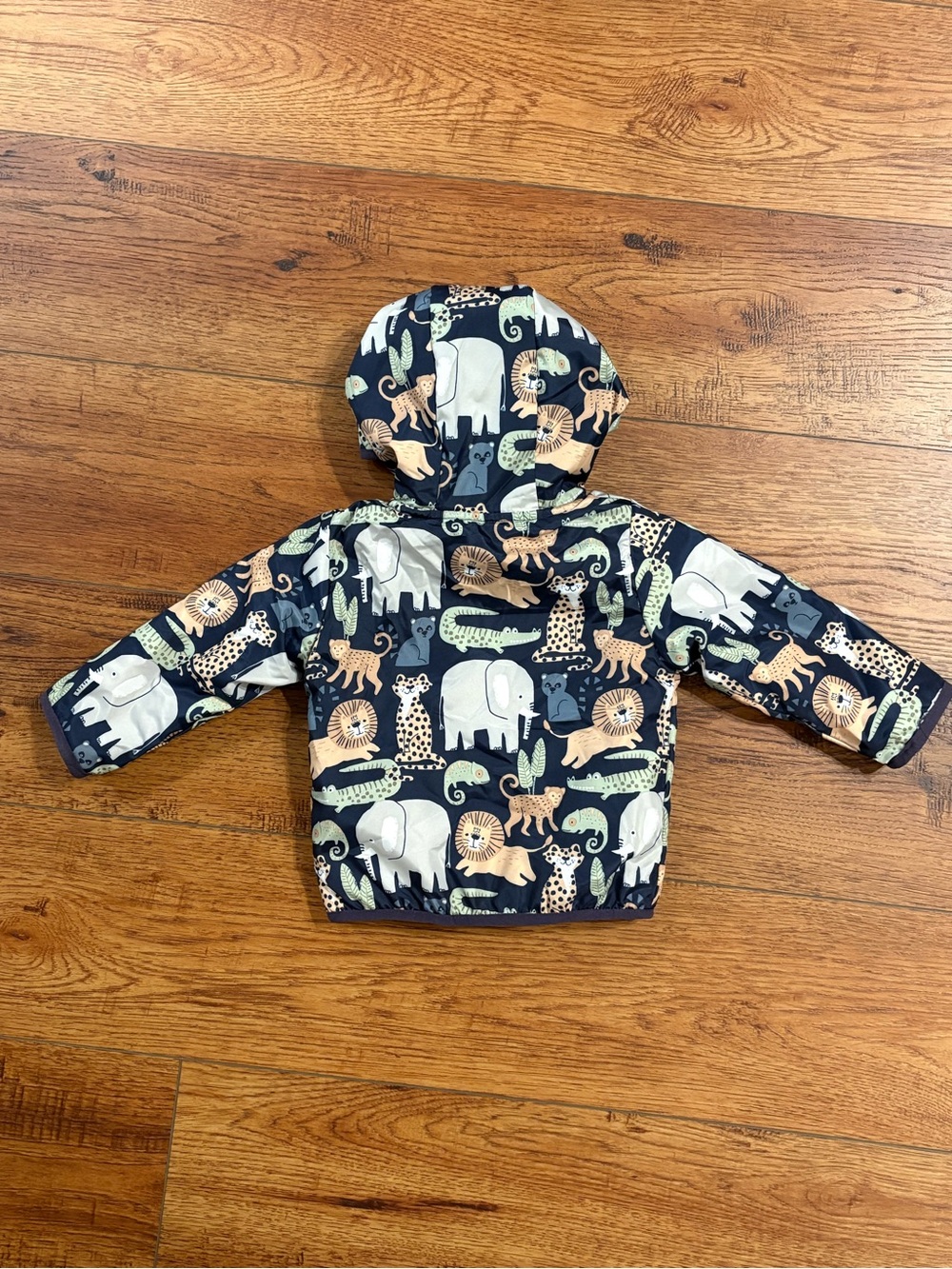 Mick Mack Toddler Safari Animal Hooded Fleece Lined Jacket 18M - Picture 9 of 12